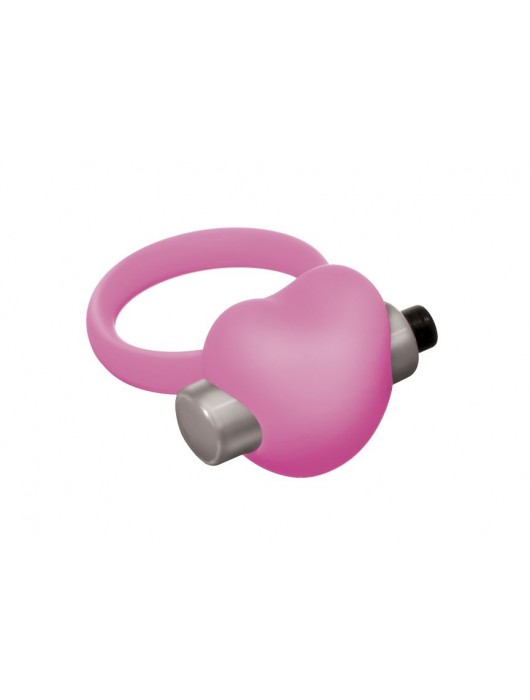 Розовое эрекционное виброкольцо Emotions Heartbeat Light pink - Lola Games - в Москве купить с доставкой