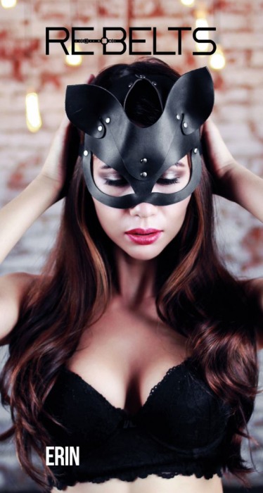Чёрная маска кошки Erin Black - Rebelts купить с доставкой