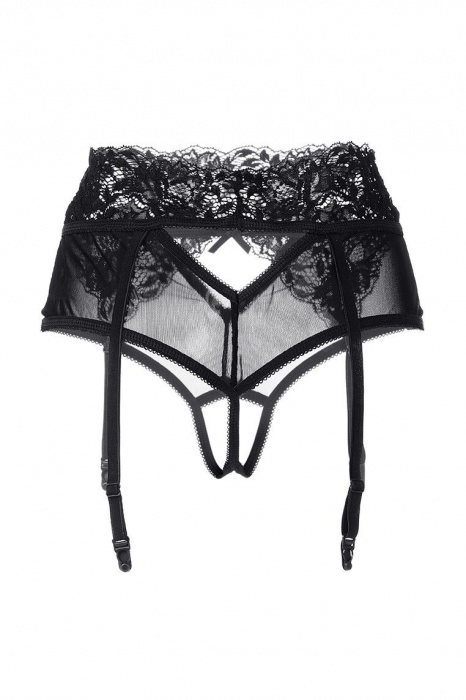 Эротические кружевные трусики-пояс c высокой посадкой - Erolanta купить с доставкой