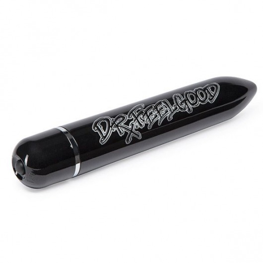Чёрный классический вибратор Motley Crue Dr Feelgood - 18,4 см. - Motley Crue