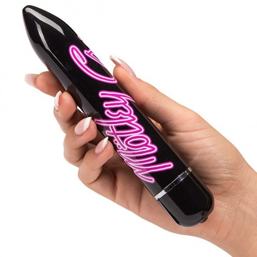 Чёрный классический вибратор Motley Crue Girls Girls Girls  - 18,4 см. - Motley Crue