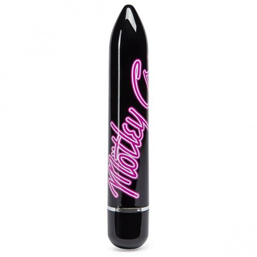 Чёрный классический вибратор Motley Crue Girls Girls Girls  - 18,4 см. - Motley Crue