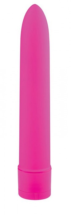 Розовый вибратор BASICX MULTISPEED VIBRATOR PURPLE 7INCH - 18 см. - Dream Toys