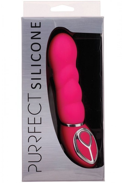 Розовый водонепроницаемый вибратор PURRFECT SILICONE VIBRATOR PINK - Dream Toys