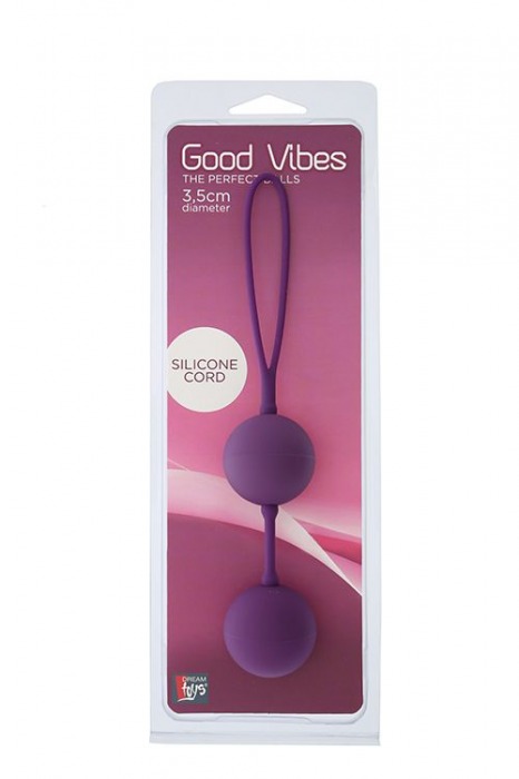 Фиолетовые вагинальные шарики GOOD VIBES THE PERFECT BALLS PURPLE - Dream Toys