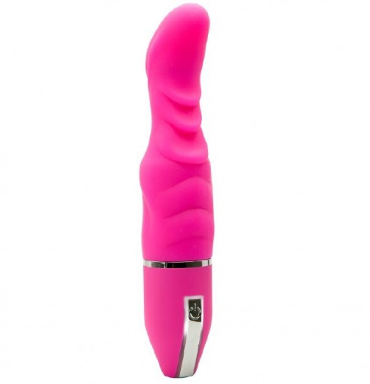Розовый вибратор PURRFECT SILICONE DELUXE VIBE - 15 см. - Dream Toys