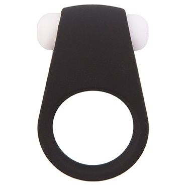 Чёрное эрекционное виброкольцо LIT-UP SILICONE STIMU RING 4 BLACK - Dream Toys - в Москве купить с доставкой