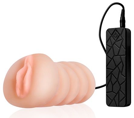 Мастурбатор-вагина REALSTUFF VIBRATING MASTURBATOR PUSSY с 10 режимами вибрации и проводным пультом - Dream Toys - в Москве купить с доставкой