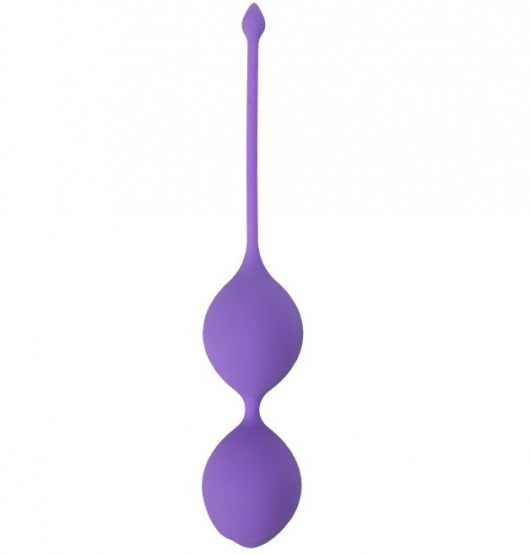 Фиолетовые вагинальные шарики SEE YOU IN BLOOM DUO BALLS 29MM - Dream Toys