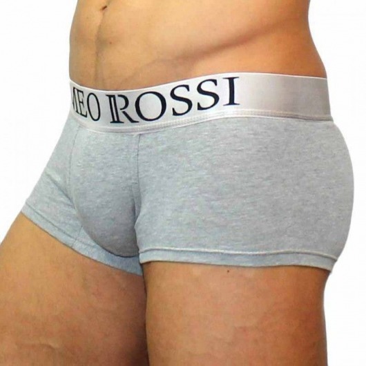 Хлопковые трусы-боксеры с надписью на резинке - Romeo Rossi купить с доставкой