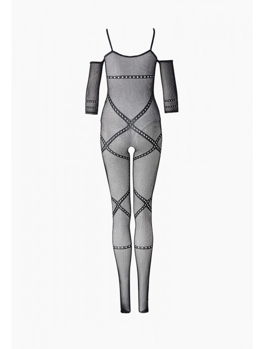 Комбинезон с длинными рукавами и узором, напоминающим ленты - Le Frivole купить с доставкой