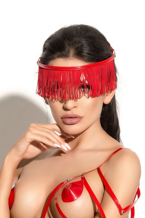 Украшение на голову Queen of hearts с длинной бахромой - Me Seduce купить с доставкой