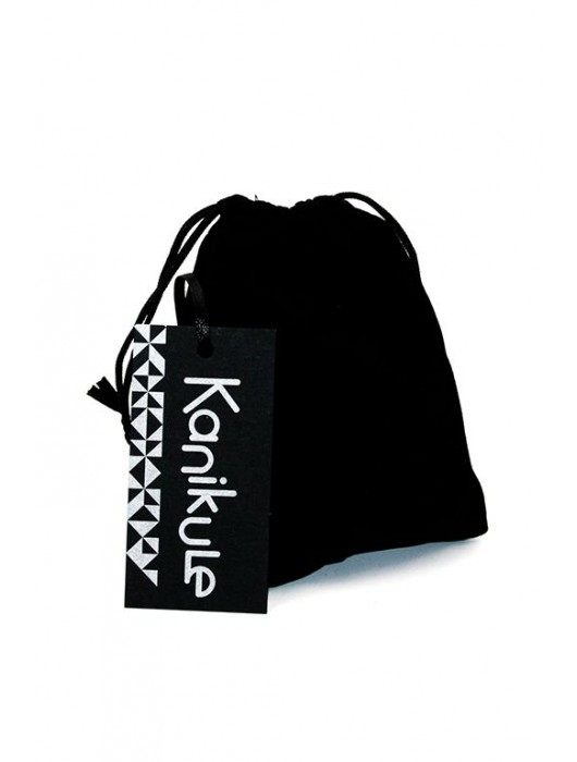 Серебристая алюминиевая анальная пробка с желтым кристаллом - 6 см. - Kanikule - купить с доставкой в Москве