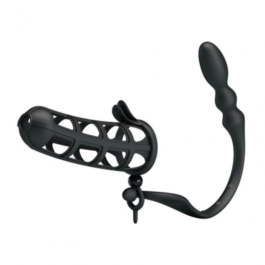 Насадка на пенис со съемным анальным стимулятором Hercules intence anal stimulation - Baile - в Москве купить с доставкой