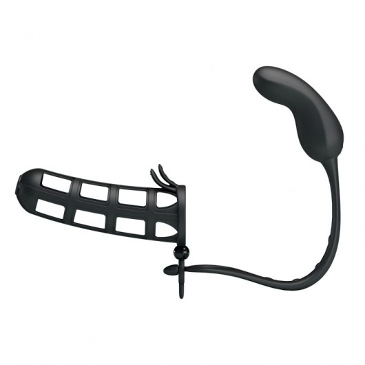 Насадка со съемным вибростимулятором простаты Hercules Penis Sneath - Baile - в Москве купить с доставкой