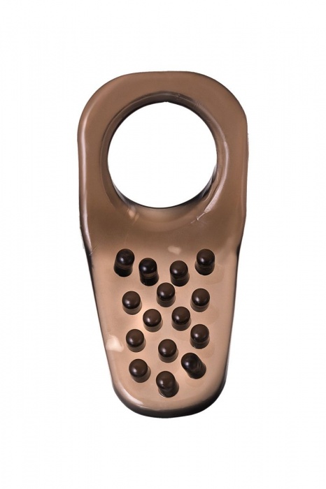 Дымчатое эрекционное кольцо с точками - ToyFa - в Москве купить с доставкой