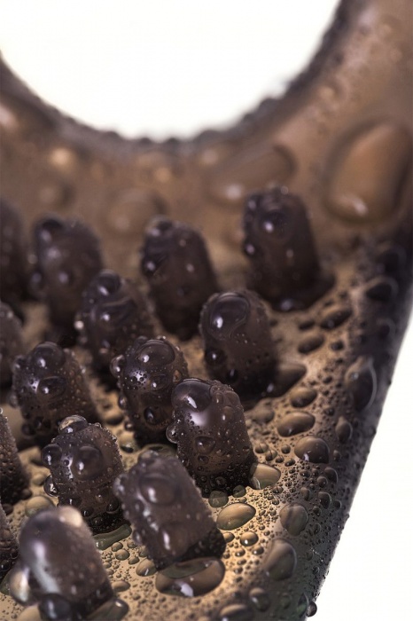 Дымчатое эрекционное кольцо с точками - ToyFa - в Москве купить с доставкой