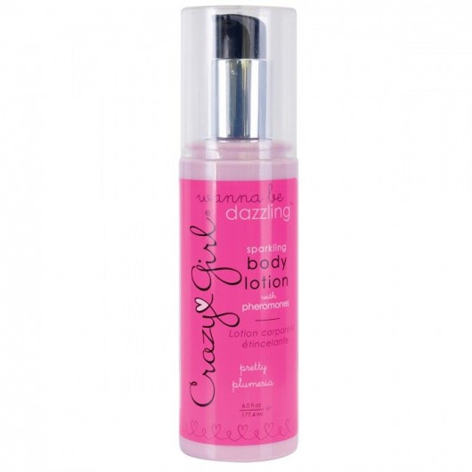 Мерцающий лосьон для тела с феромонами Crazy Girl Pretty Plumeria - 177 мл. -  - Магазин феромонов в Москве