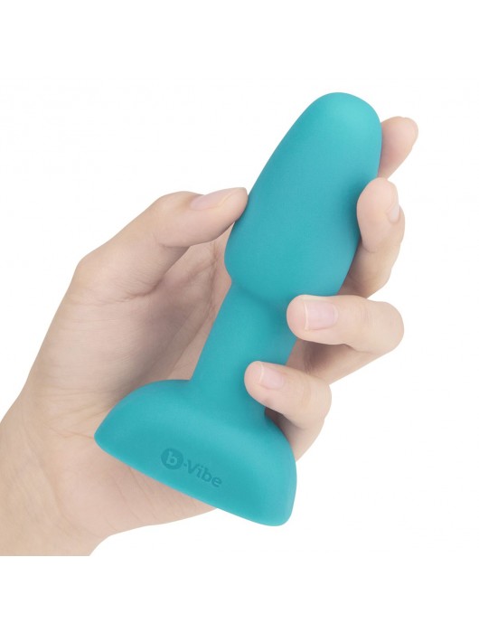 Бирюзовая анальная пробка с римминг-эффектом RIMMING PETITE - 12,4 см. - b-Vibe