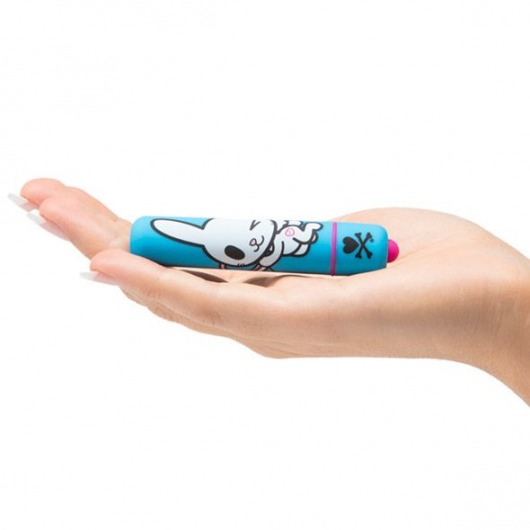 Голубая вибропуля с зайчиком MINI BULLET VIBRATOR BLUE HONEY BUNNY - Tokidoki