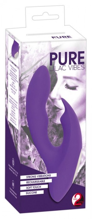 Фиолетовый G-образный вибратор Pure Lilac Vibes - 17,8 см. - Orion