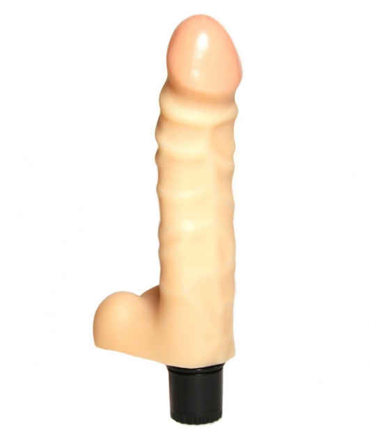 Вибромассажер-реалистик №17 в коробке - 19 см. - Джага-Джага