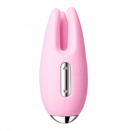 Розовый вибростимулятор клитора Cookie  с подвижными  щупальцами - Svakom