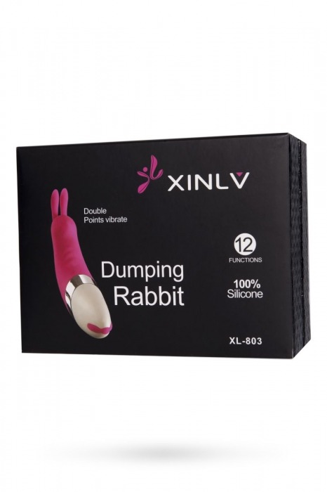Розовый мини-вибратор в форме кролика - Xinlv