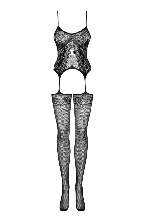 Сексапильный кэтсьюит с открытой спинкой - Obsessive купить с доставкой