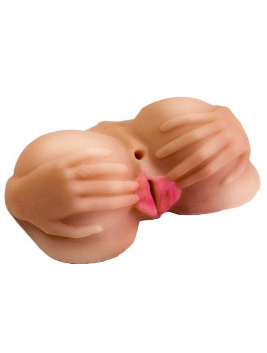 Вагина с виброяйцом на выносным пульте управления вибрацией - LOVETOY (А-Полимер) - в Москве купить с доставкой