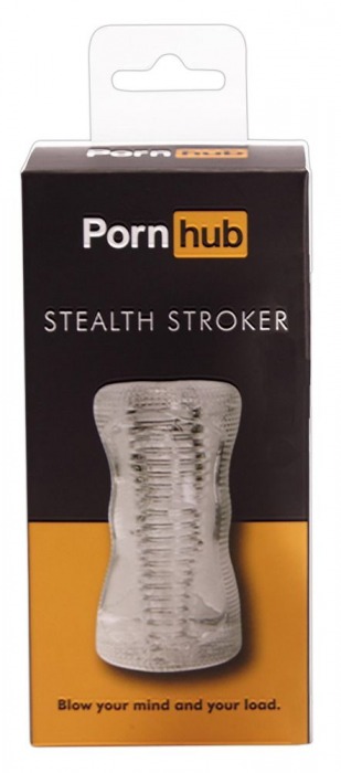Прозрачный мастурбатор Stealth Stroker с ребристым тоннелем - Pornhub - в Москве купить с доставкой