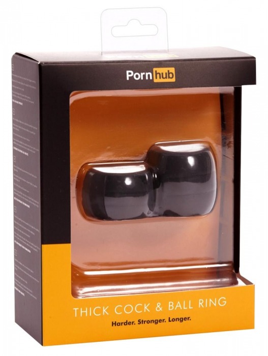 Широкое эрекционное кольцо с подхватом мошонки Thick Cock   Ball Ring - Pornhub - в Москве купить с доставкой