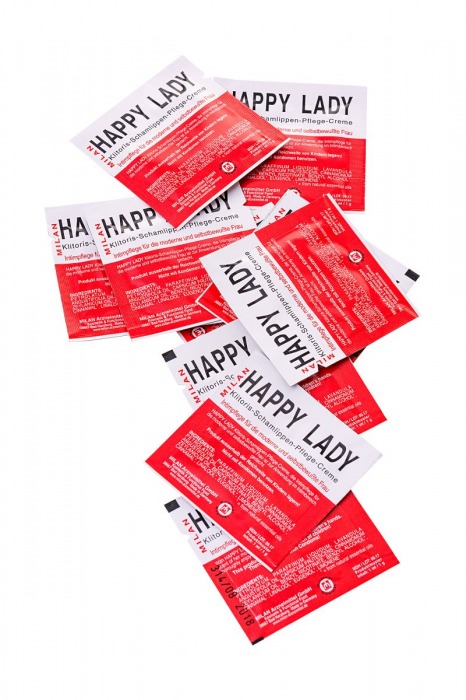 Набор из 10 пробников крема для усиления возбуждения у женщины Happy Lady - Milan Arzneimittel GmbH - купить с доставкой в Москве