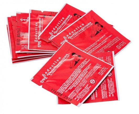 Набор из 10 пробников возбуждающего интимного крема для мужчин и женщин Seduction - Milan Arzneimittel GmbH - купить с доставкой в Москве