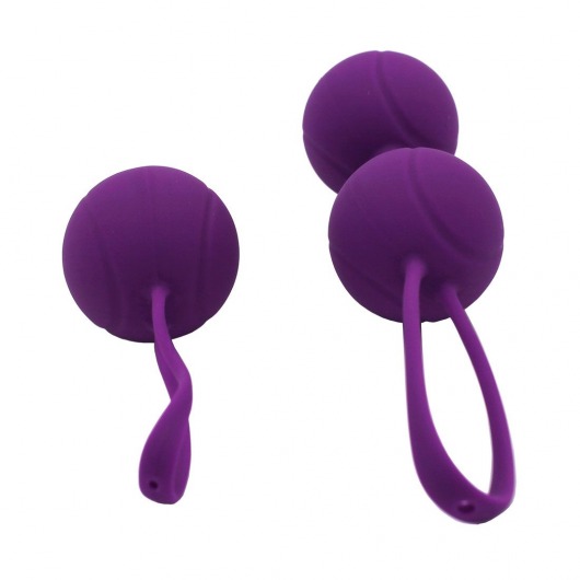 Фиолетовый набор для тренировки вагинальных мышц Kegel Balls - RestArt