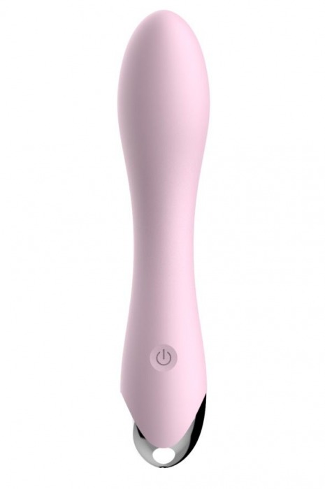 Нежно-розовый вибростимулятор Loving - 18 см. - RestArt