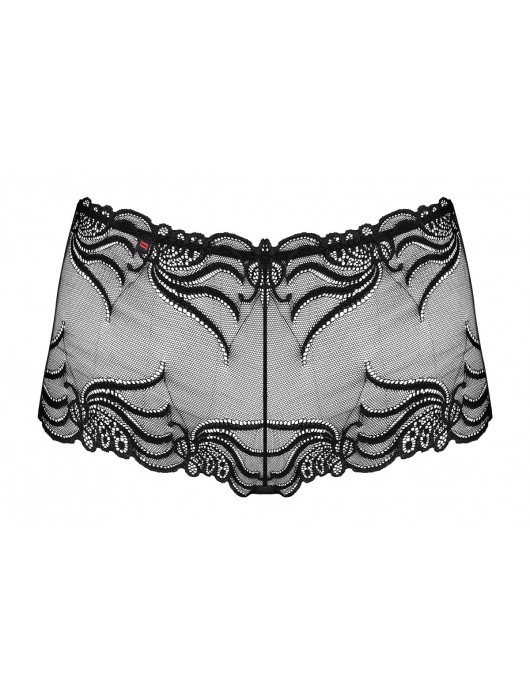 Кружевные трусики-шорты - Obsessive купить с доставкой