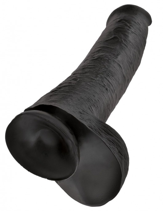 Чёрный фаллоимитатор-гигант 15  Cock with Balls - 40,6 см. - Pipedream