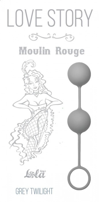 Серые вагинальные шарики Love Story Moulin Rouge - Lola Games