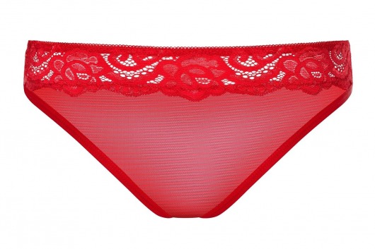 Сексуальные трусики с украшением в виде сердца из кристаллов - Obsessive купить с доставкой