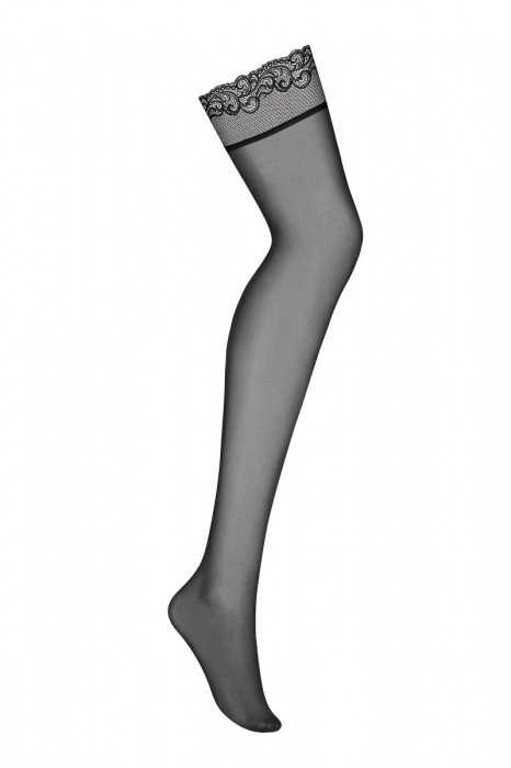 Чулочки под пояс в мелкую сетку - Obsessive купить с доставкой