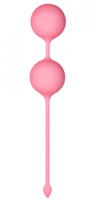 Розовые вагинальные шарики из силикона СЕКС РФ - Lola toys