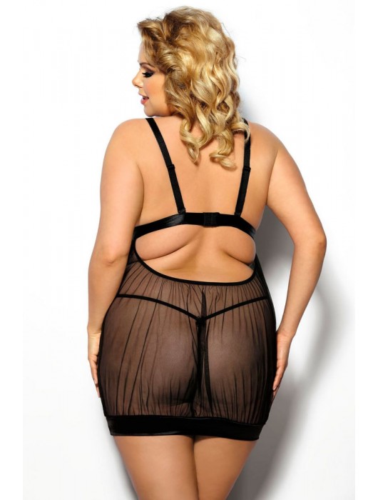 Сорочка Solange с плотным лифом фасона баллон (большой размер) - Anais купить с доставкой