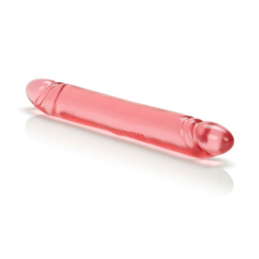 Гладкий двусторонний гелевый фаллоимитатор - 32 см. - California Exotic Novelties