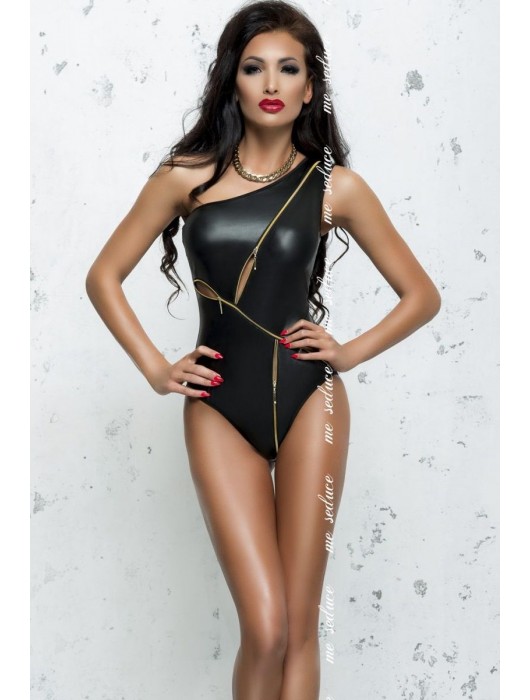 Игривое боди с застёжками-молниями Cassandra (большой размер) - Me Seduce купить с доставкой