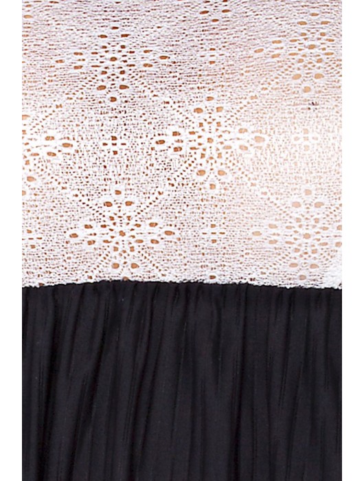 Сорочка Larisa в тонкую полоску с кружевным лифом - Passion купить с доставкой