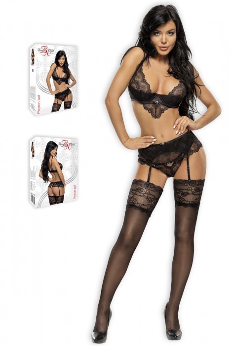 Кружевной комплект Peyton из 3 предметов - Beauty Night купить с доставкой