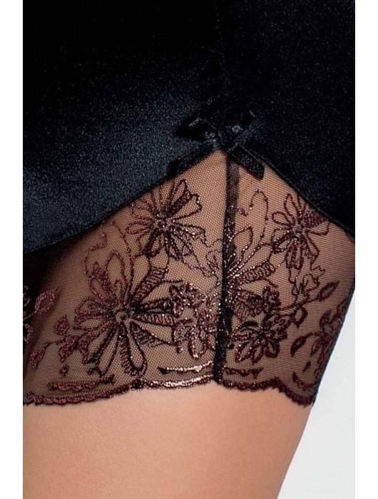 Облегающая сорочка Brida с кружевным лифом и вырезом на спинке - Passion купить с доставкой