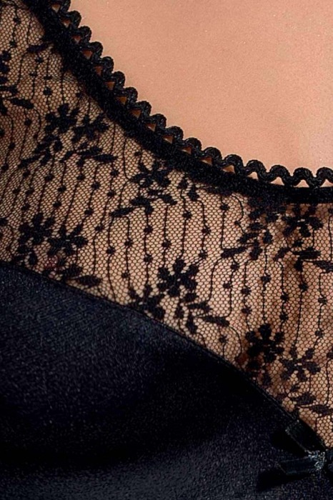 Облегающая сорочка Petra с вставками из полупрозрачного материала - Passion купить с доставкой