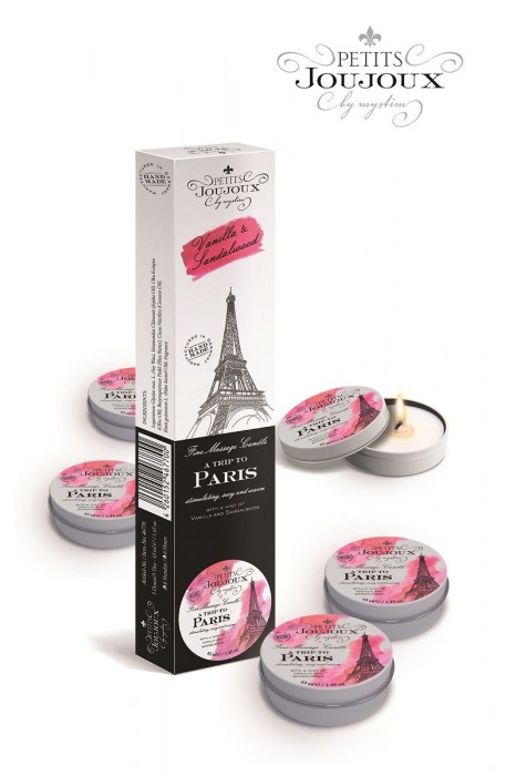 Набор из 5 свечей Petits Joujoux Paris с ароматом ванили и сандала - MyStim - купить с доставкой в Москве